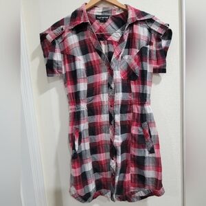 Marianne Red and Black Plaid Shirt